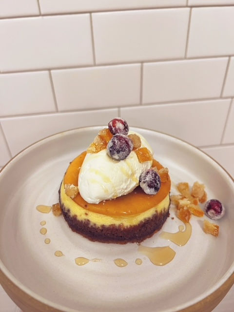 Goat cheese cheesecake 