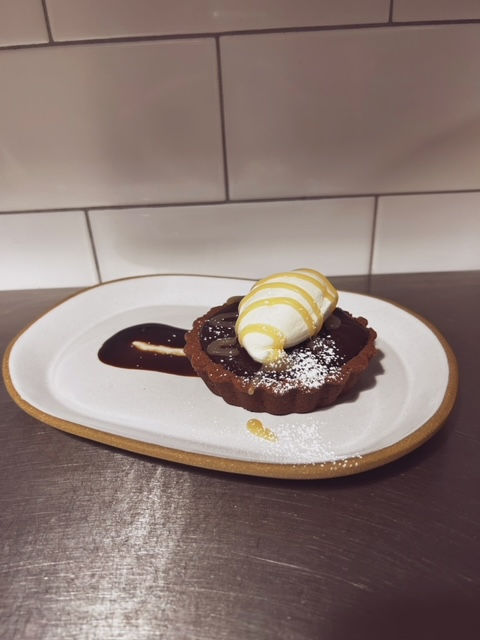chocolate caramel tart