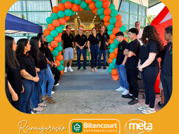 Reinauguração do Bitencourt Supermercados, em Minas do Leão