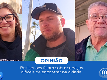 Opinião – Sobre o tema fome, alguns butiaenses falaram sobre a situação de famílias de Butiá