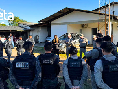 Policial – União da Polícia Civil e da Brigada Militar, realizou cumprimento de mandado de buscas e apreensão, em Butiá