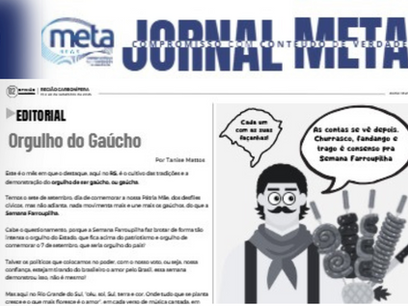 Saiu no Jornal - Orgulho de ser Gaúcho (Editorial)