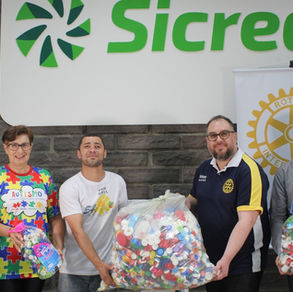 Ação Social – APAE Butiá recebe doação de tampinhas