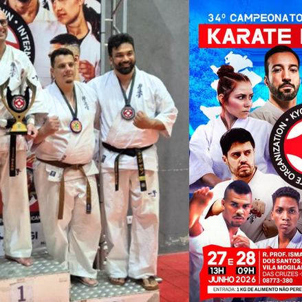Esporte – Atleta da Carbonífera foi Campeão, no 34º Campeonato Brasileiro Open de Karatê