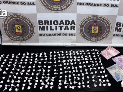 Policial – Brigada Militar de Butiá realiza prisão por tráfico de entorpecentes