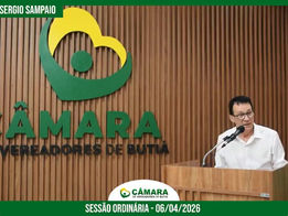 Legislativo de Butiá – Sessão Ordinária da Câmara, da semana anterior