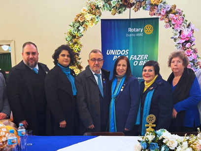 Rotary Club - Rotarianos de Butiá e Arroio dos Ratos, na Posse da Governadora Distrital