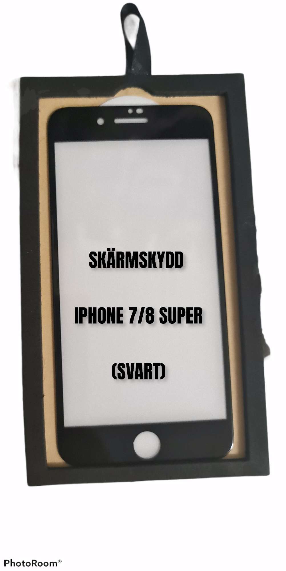 SKÄRMSKYDD IPHONE 7/ 8 PLUS , SUPER,  SVART