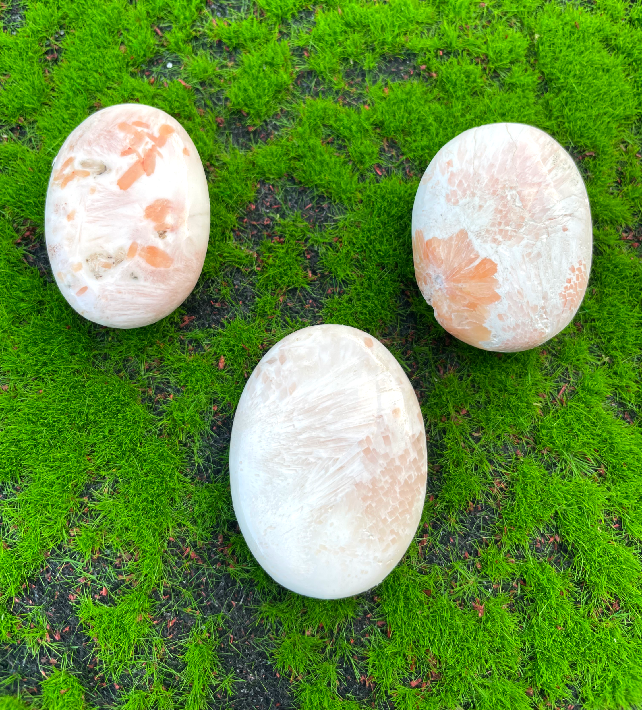 Pink Scolecite Palmstone