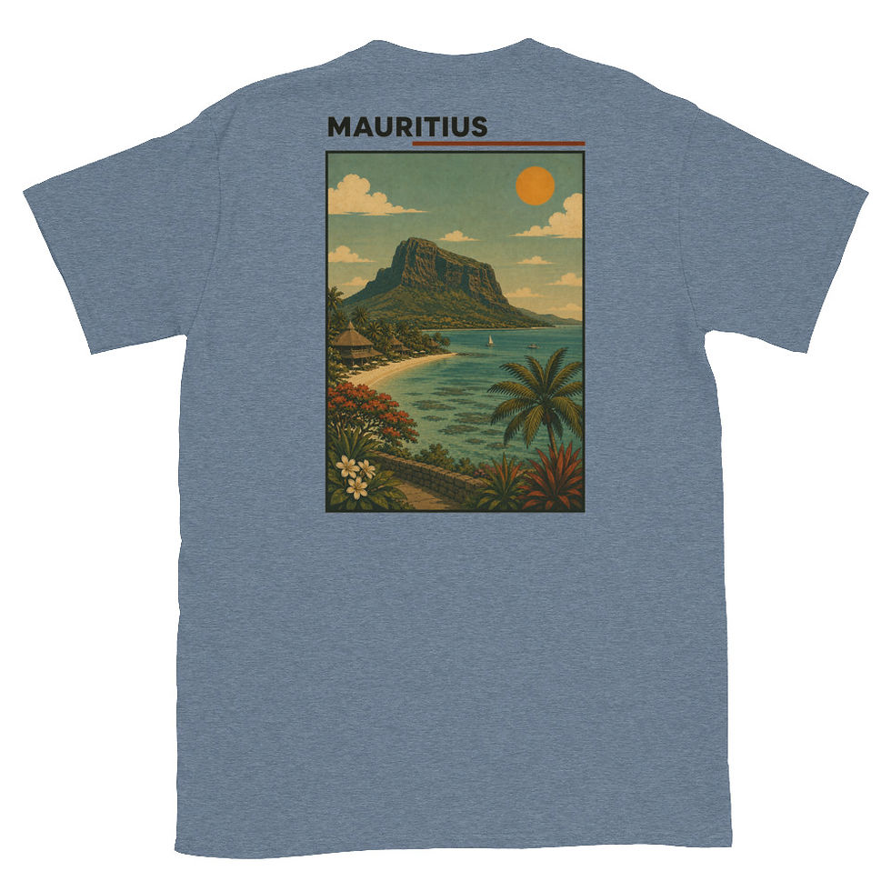 Thumbnail: Osprey Airways Mauritius Short-Sleeve Unisex T-Shirt