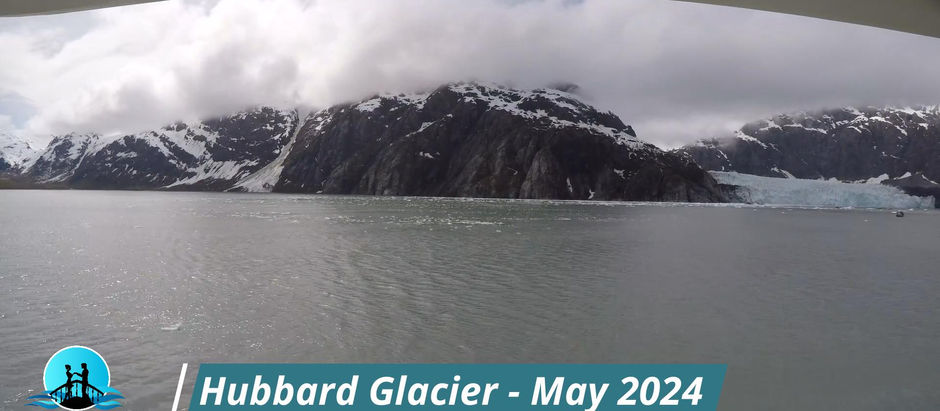 Hubbard Glacier Alaska Timelapse From The Sapphire Princess May 2024