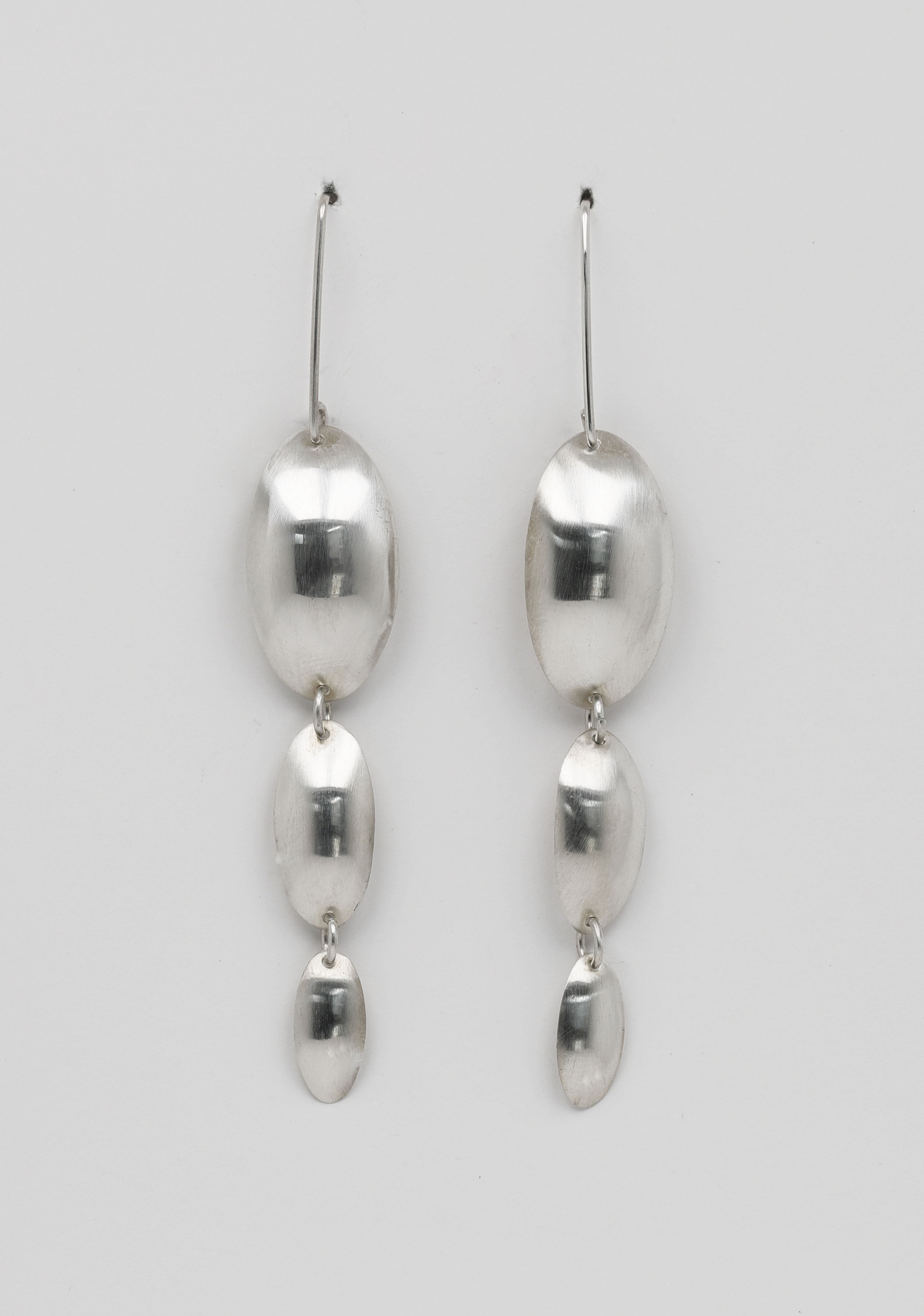 3 Drop Earrings - Polished