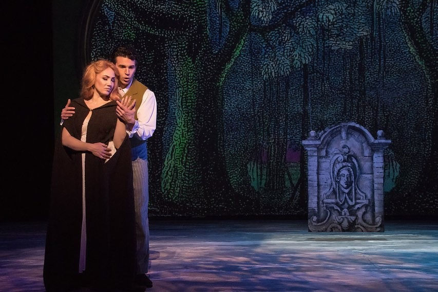 Mélisande, John Viscardi as Pelléas, Opera Southwest 2022