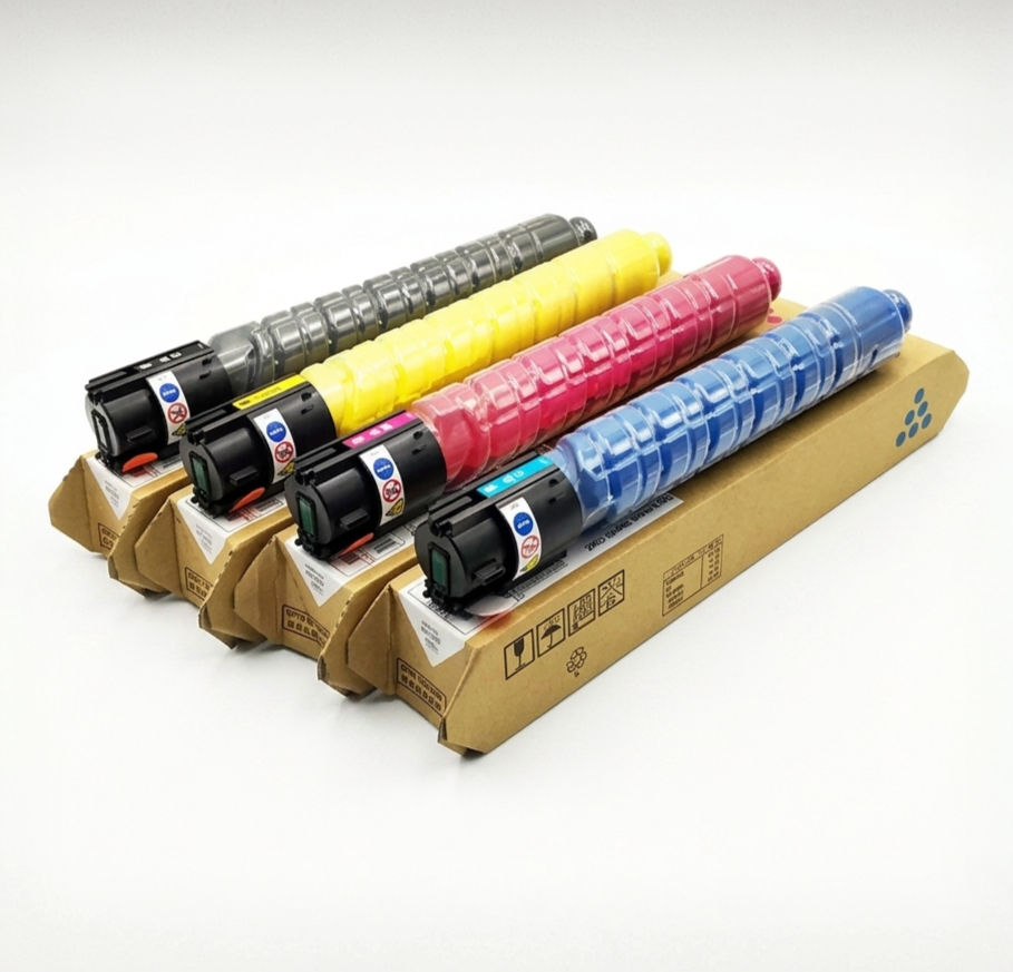 Tóner genérico MPC 300-301-400-401 en colores CMYK.