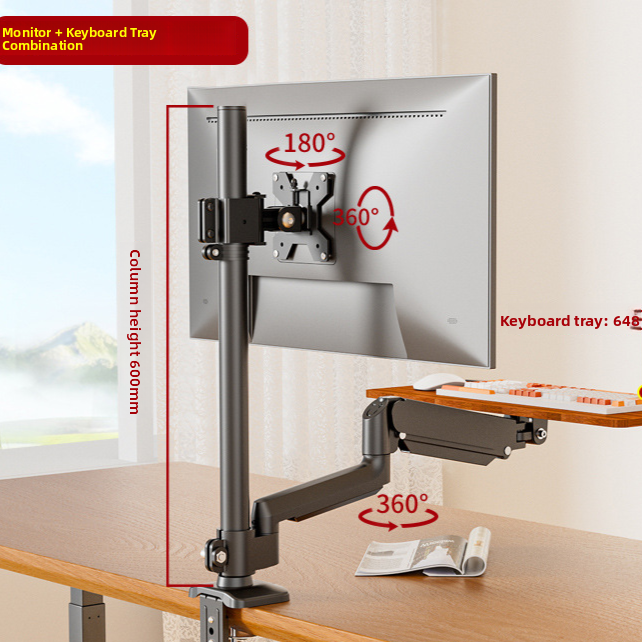 Thumbnail: Height-Adjustable Monitor Arm