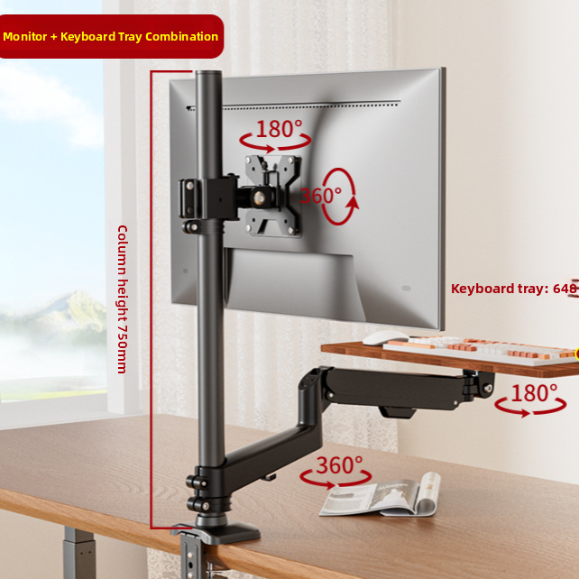 Thumbnail: Height-Adjustable Monitor Arm