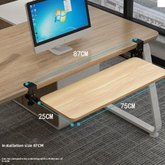 Thumbnail: Clip-On Under-Desk Keyboard Tray