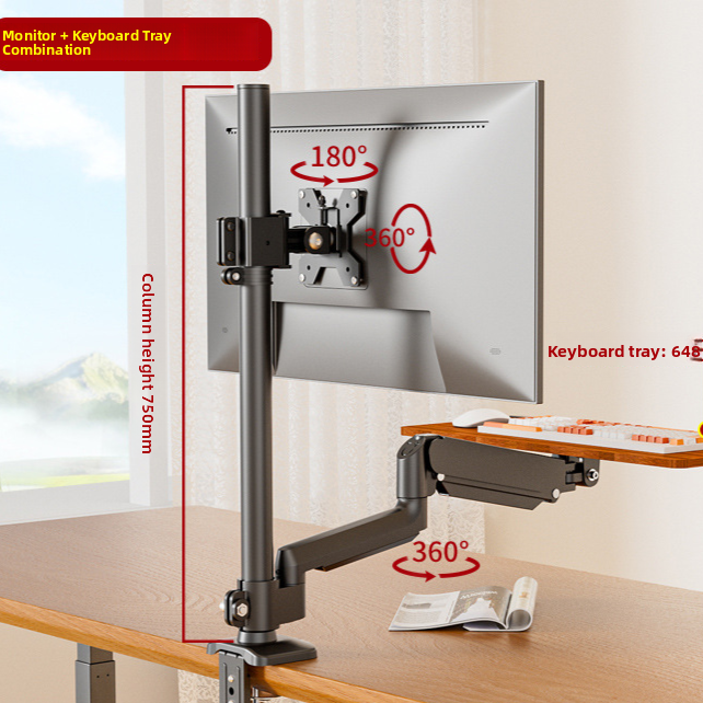 Thumbnail: Height-Adjustable Monitor Arm