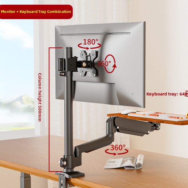 Thumbnail: Height-Adjustable Monitor Arm