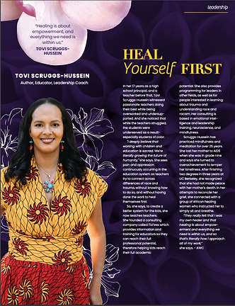 Mindful Magazine Screenshot - Tovi Article