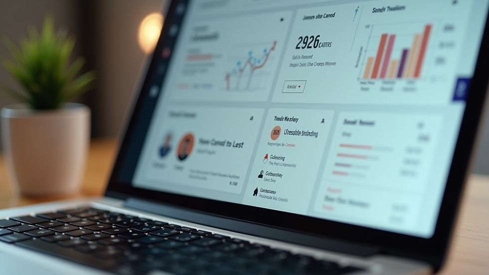 Close-up view of a laptop screen showing a self-publishing platform dashboard