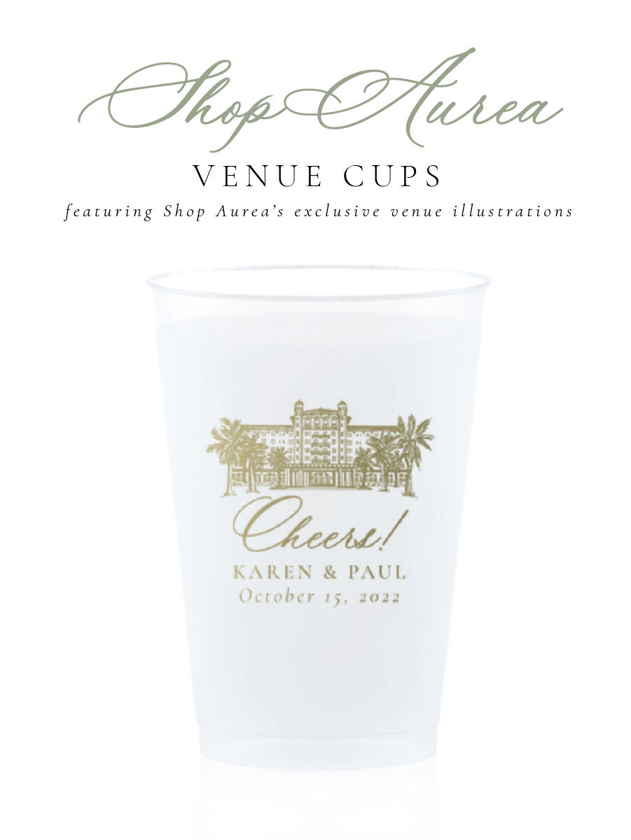 Personalized Venue Cups, Set of 50
