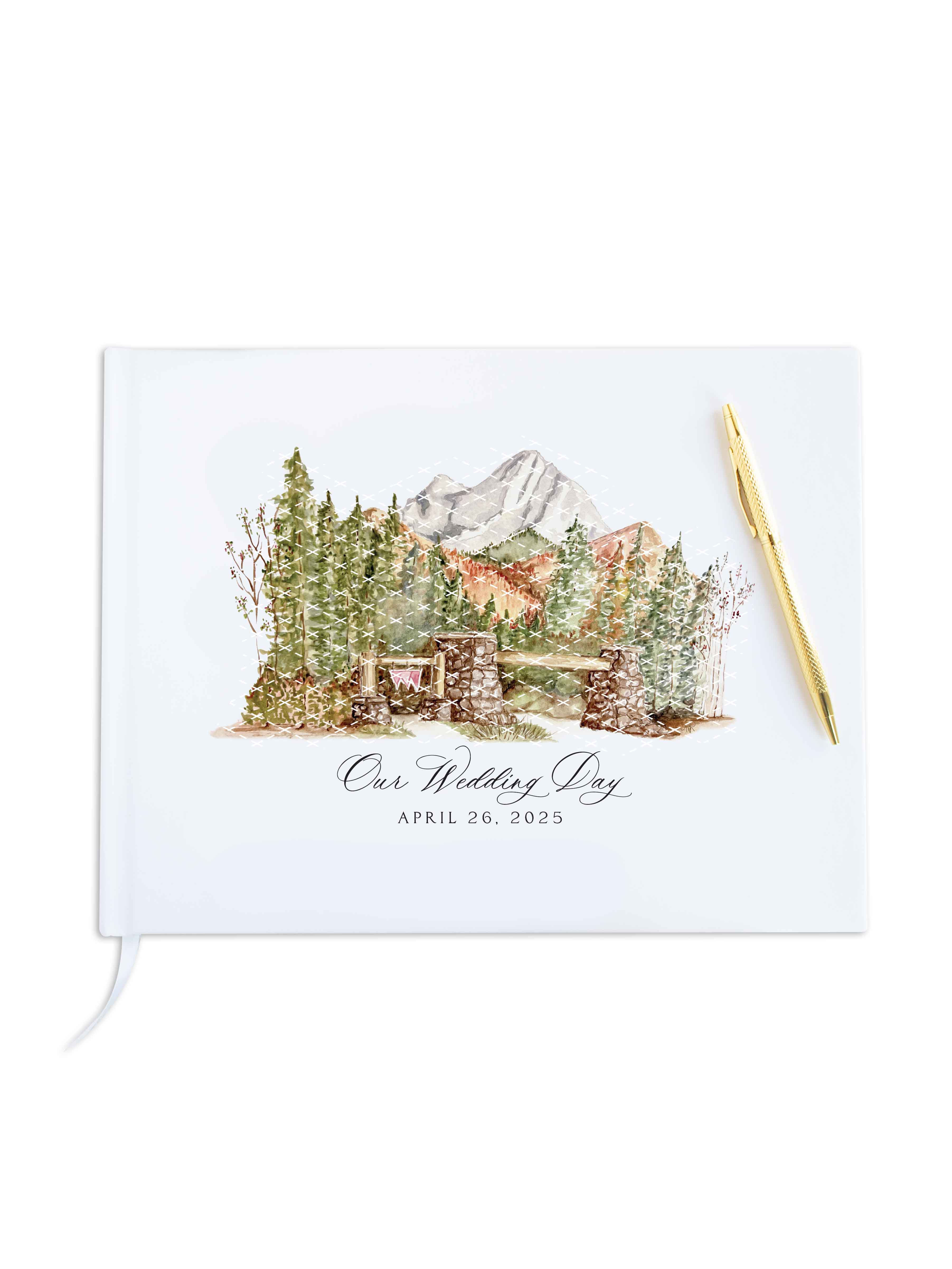 Purgatory Ski Resort Wedding Guest Book