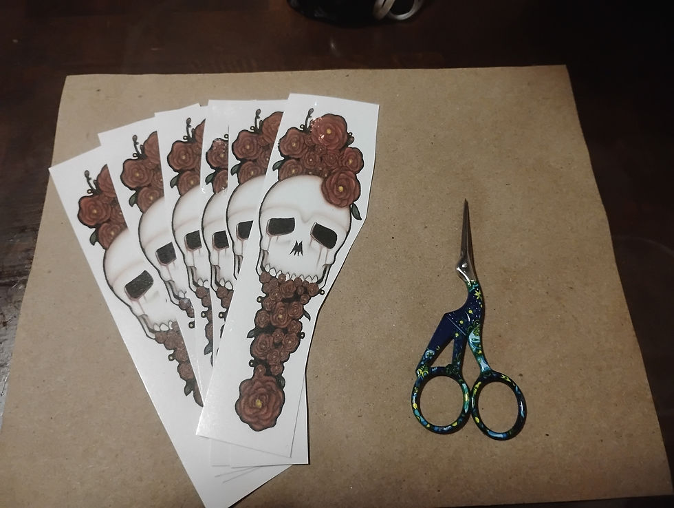 Crimson Poppies Cut out 