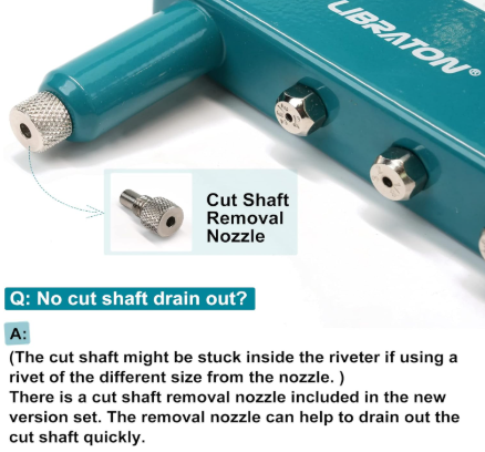 Thumbnail: Heavy-Duty Rivet Gun Kit | Manual Pop Rivet Tool with 80 Metal Rivets & 4 Drill