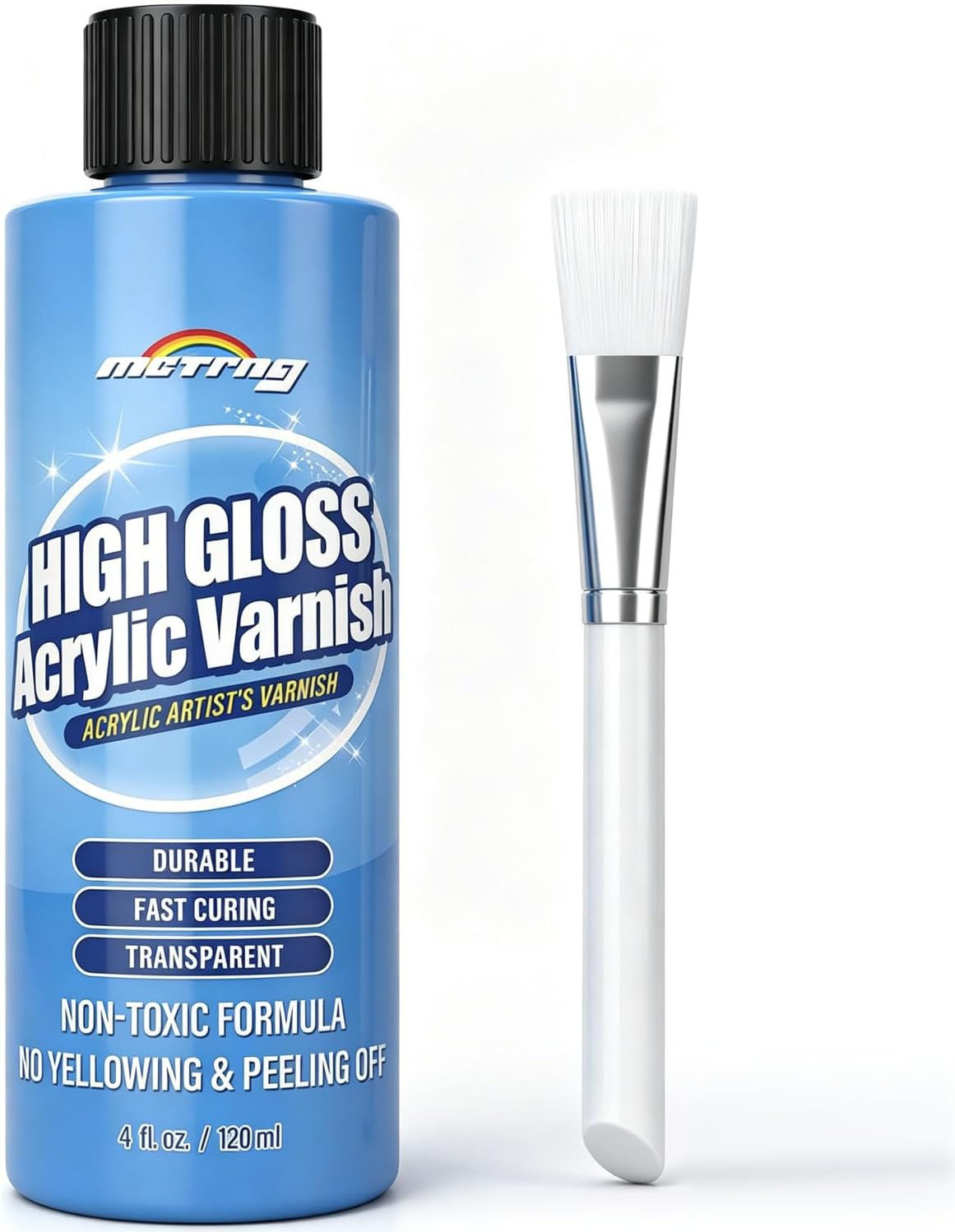 Gloss Varnish for Acrylic Painting, Artist’s Acrylic Varnish, Non-Yellowing, Non