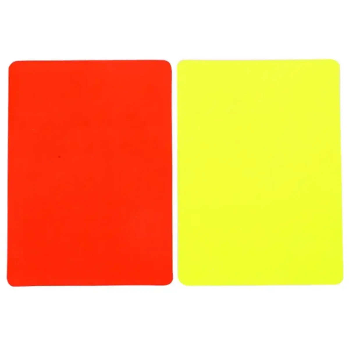Soccer Referee Cards, 5 Set Red and Yellow Cards