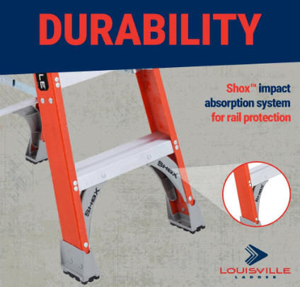 Thumbnail: 10 ft Fiberglass Step Ladder – Type IA | 300 lb Load Capacity | Non-Conductive,