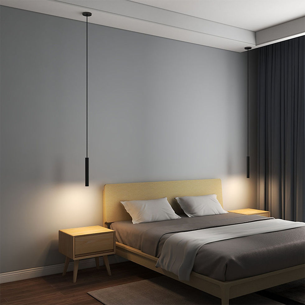 Thumbnail: Nordic LED Pendant Light - Modern Geometry Design