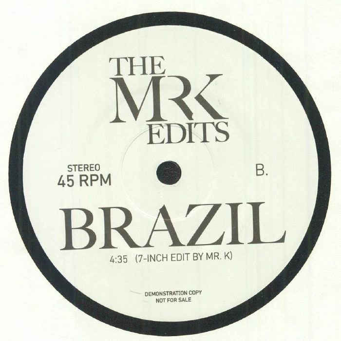 Thumbnail: The Mr K Edits - Giving My Love / Brazil