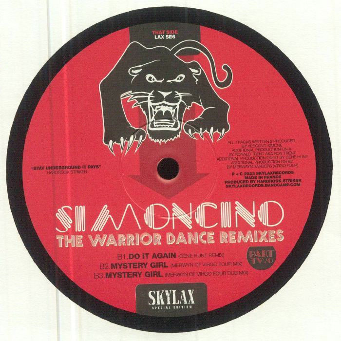 Thumbnail: Simoncino – The warrior Dances Remixes (Ron Trent, Gene Hunt remixes)