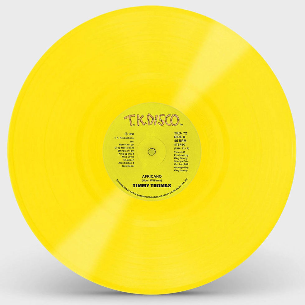 Thumbnail: Timmy Thomas - Africano (Yellow Vinyl Repress)
