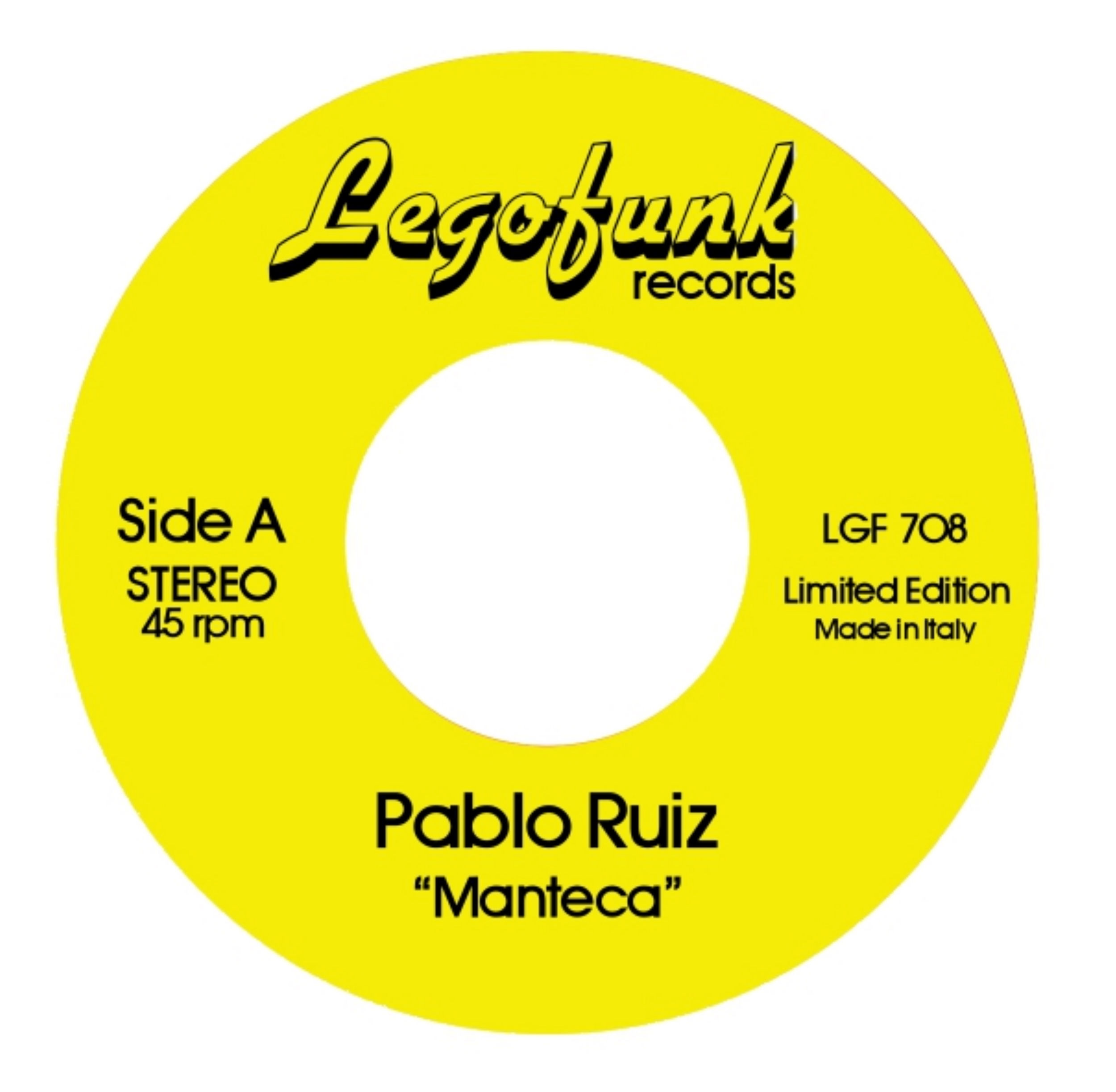 Pablo Ruiz & Delay Lama - Manteca / Funky Tibet 7” Yellow - Vinyl Only