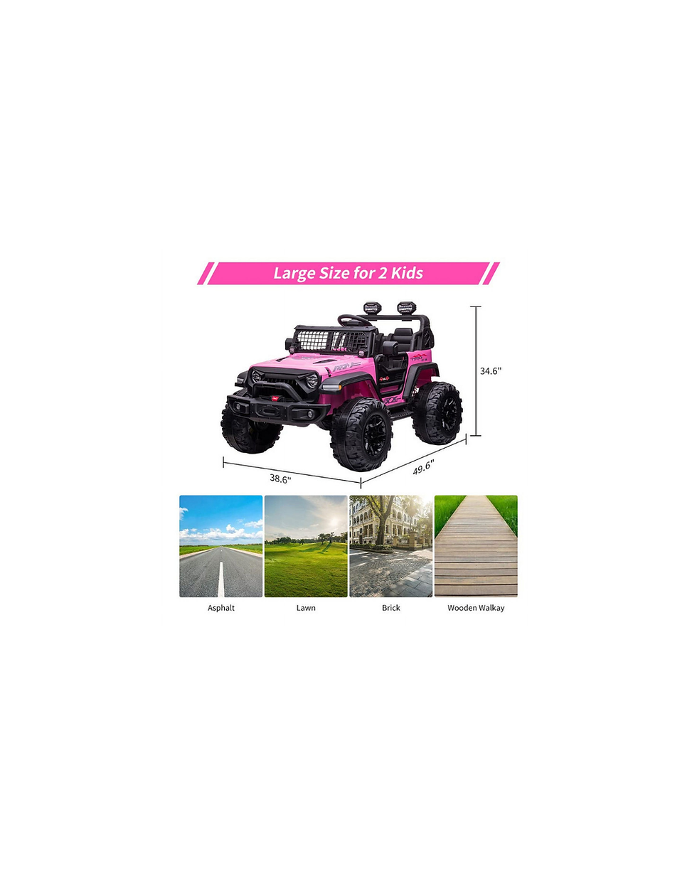 Miniatura: RIDINGTON 24V Kids Ride-On Truck With Remote Control - Montables Eléctricos