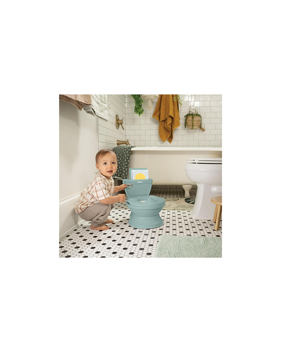Miniatura: Ingenuity My Size Potty Pro in Green, Infant Potty Training Toilet, Lifelike