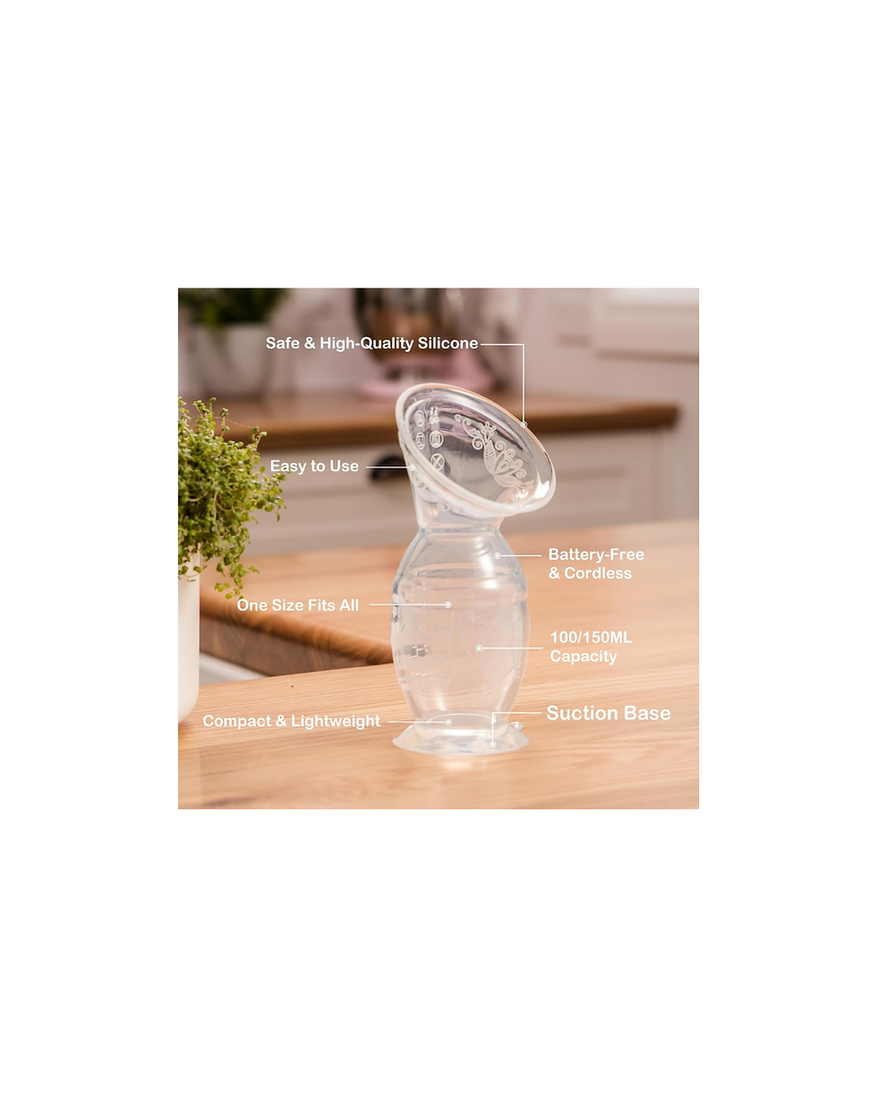 Miniatura: haakaa Manual Breast Pump for Breastfeeding, BPA Free, 4oz/100ml