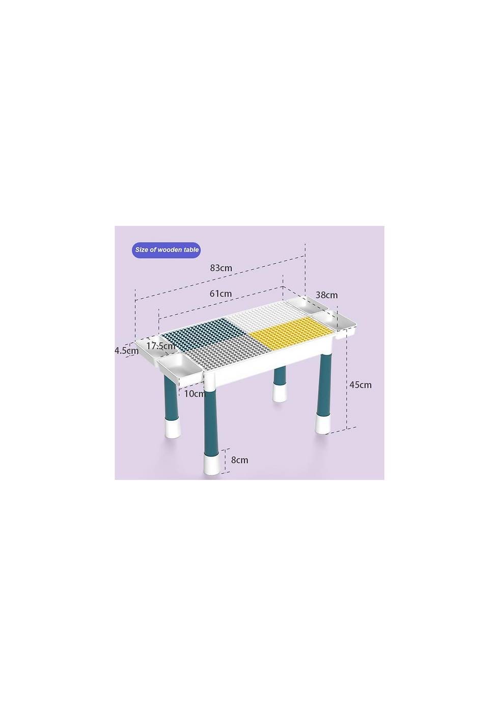 Miniatura: Mesa con Bloques -Pikkaboo Build & Play