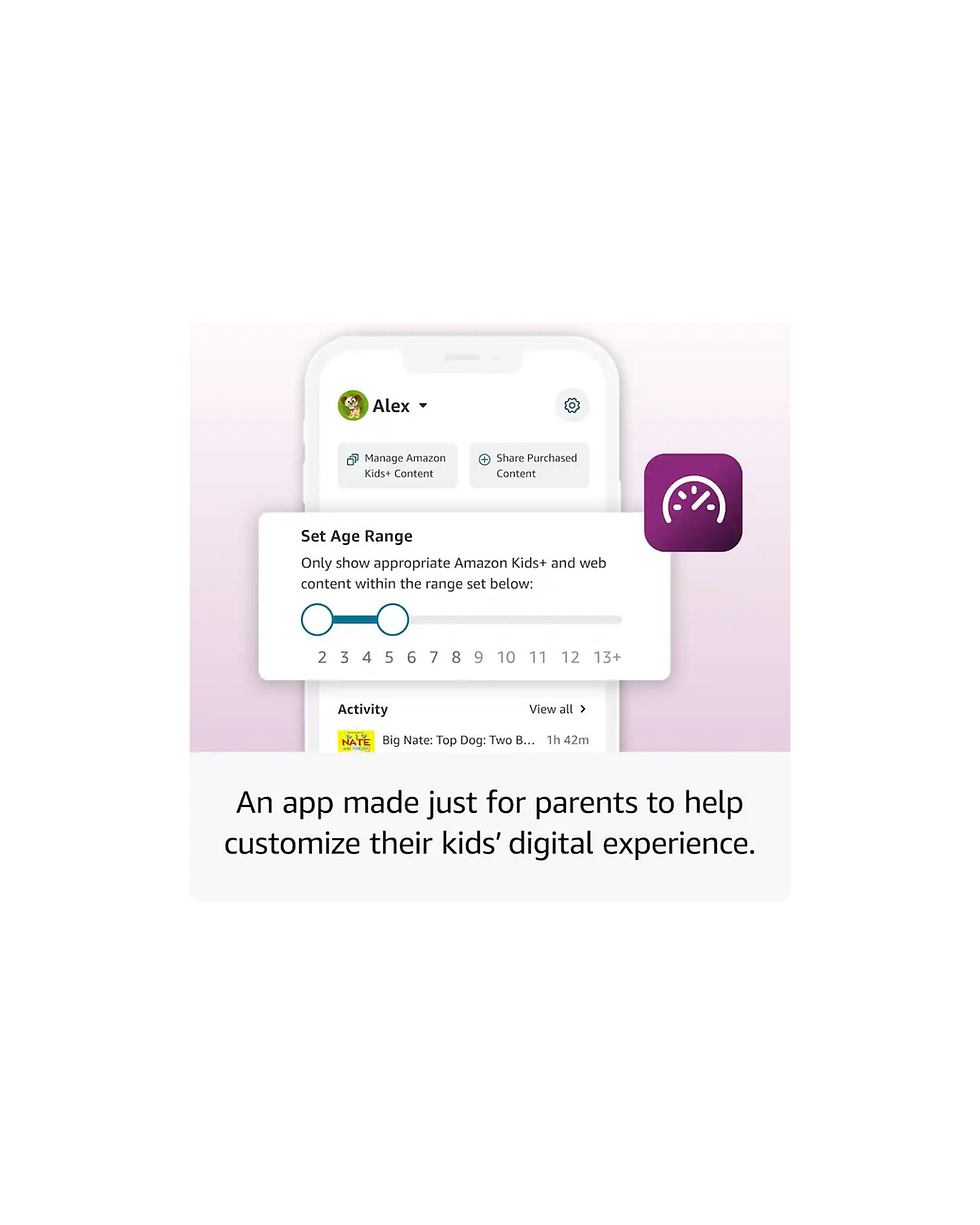 Miniatura: Fire 7 Kids - 7" Tablet (2023) 16GB with Amazon Kids+ (6 Month Subscription)