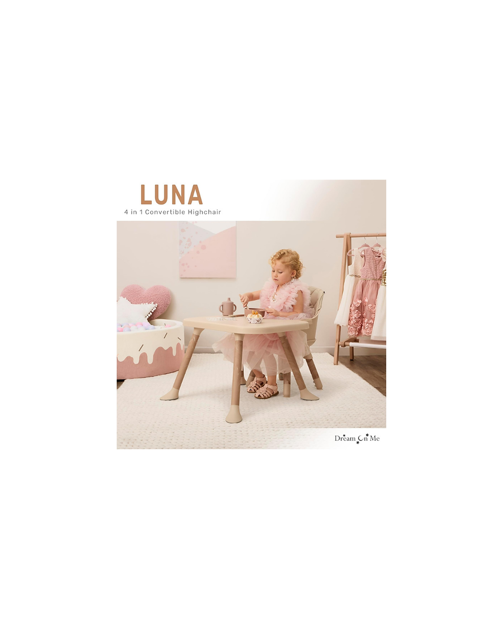 Miniatura: Dream On Me Luna 4-in-1 Convertible Baby High Chair