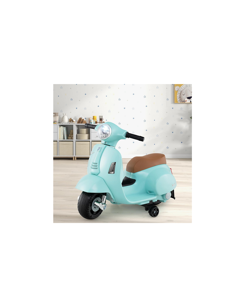 Miniatura: Costzon Toddler Motorcycle, Licensed Vespa Ride on Motorcycle with Training
