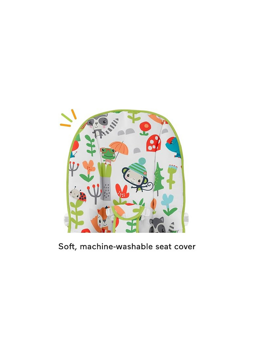 Miniatura: Silla Vibradora Crece Conmigo Amiguitos De La Selva Fisher-Price