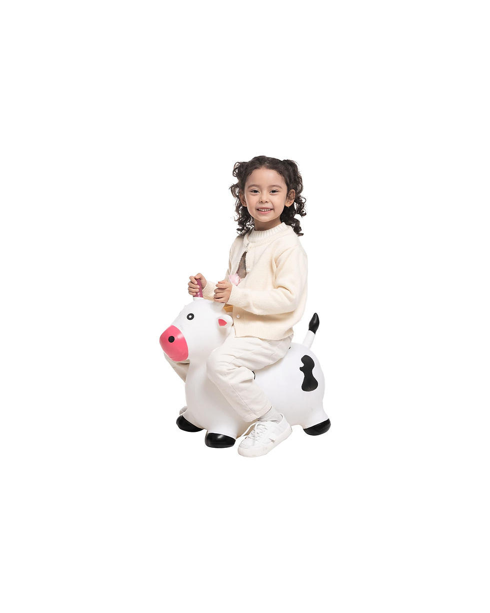 Miniatura: JOYIN Tolva de Vaca, Juguete Inflable Para Niños Pequeños