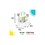 Miniatura: Bright Starts Playful Paradise Portable Compact Baby Swing - Unisex