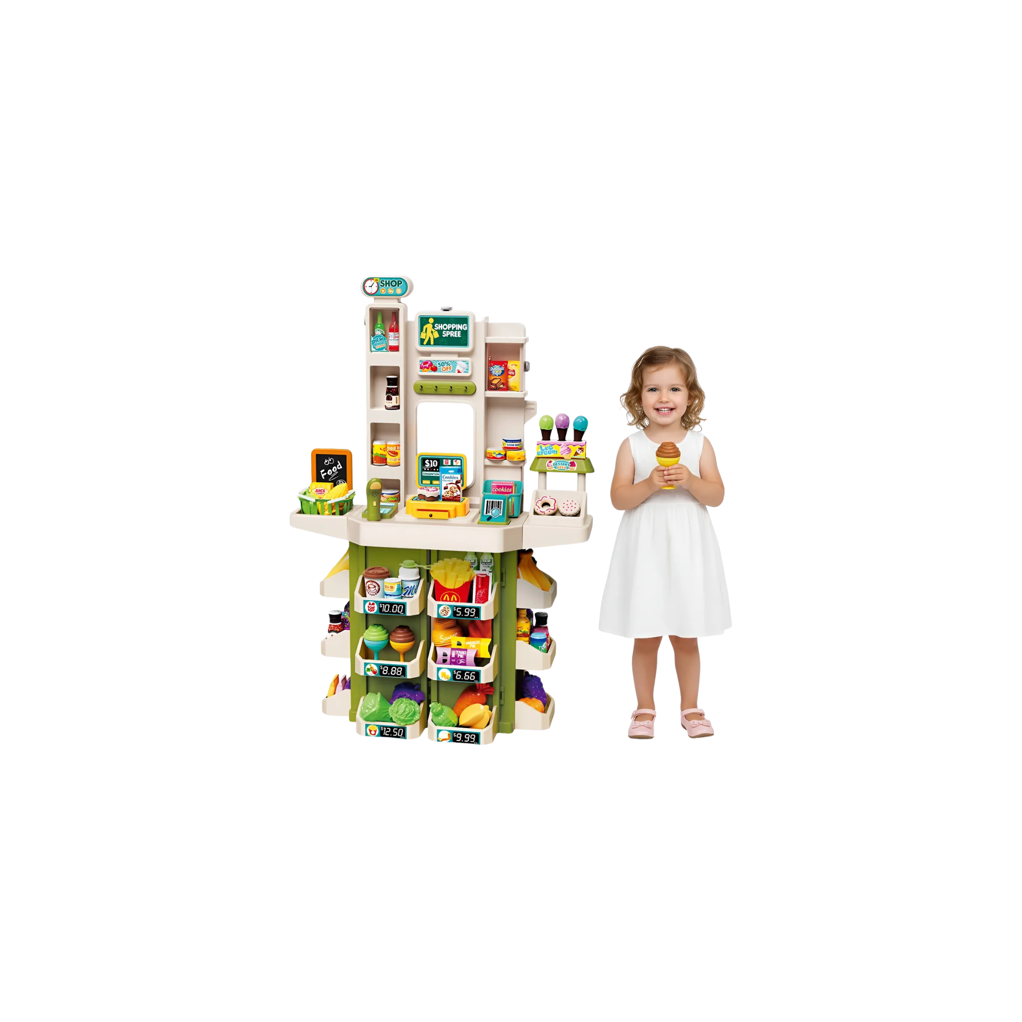 Set de supermercado multifuncional