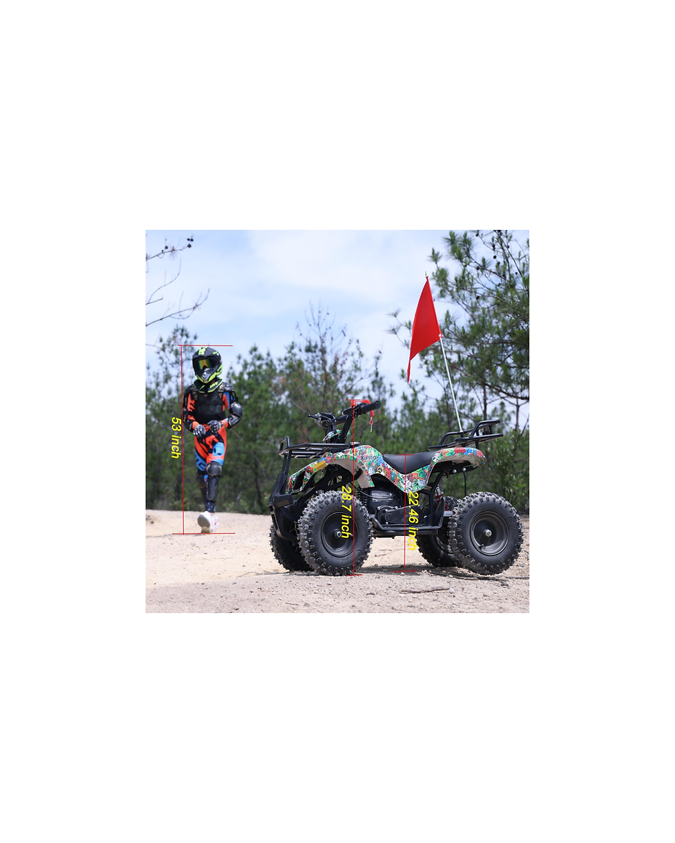 Miniatura: X-PRO Gas ATV 4 Wheelers 40cc ATV Quads Quad with Front and Rear Disc Brake