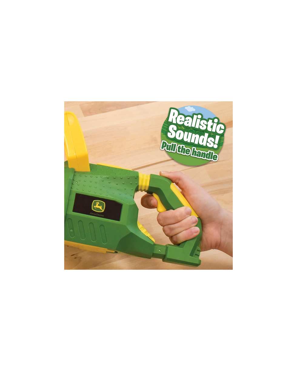 Miniatura: John Deere Power Tools Weed Trimmer - Construction Tool Toy with Lights
